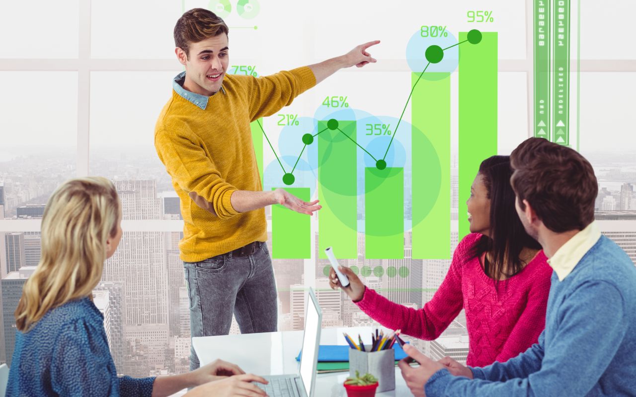 Essential KPIs for marketing: Infographic showing critical metrics for campaign success.