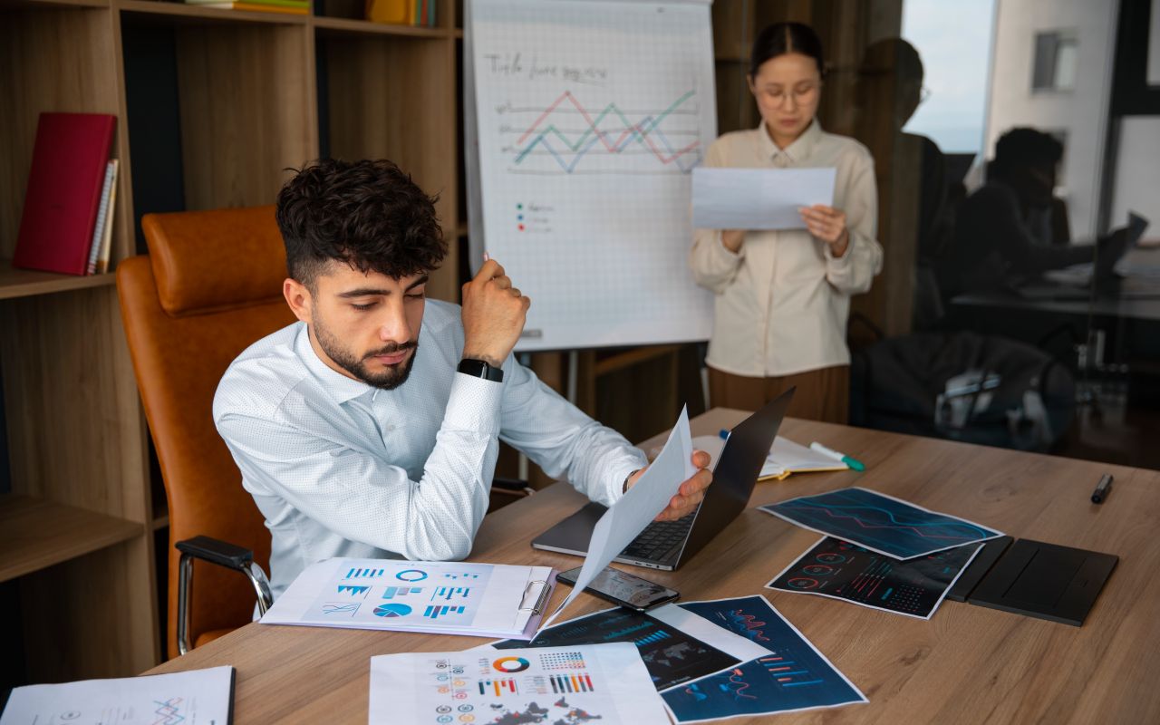 Successful implementation of OKRs: Real-world example of mastering OKR in a business setting.