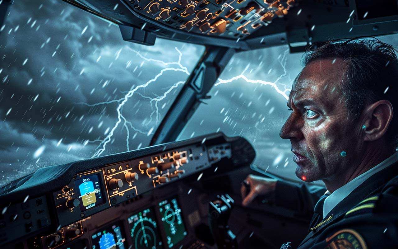 Business leader adopting cockpit mindset to navigate uncertainty